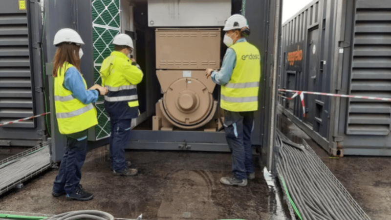 Imagen de archivo de una central de apoyo de Endesa / TA